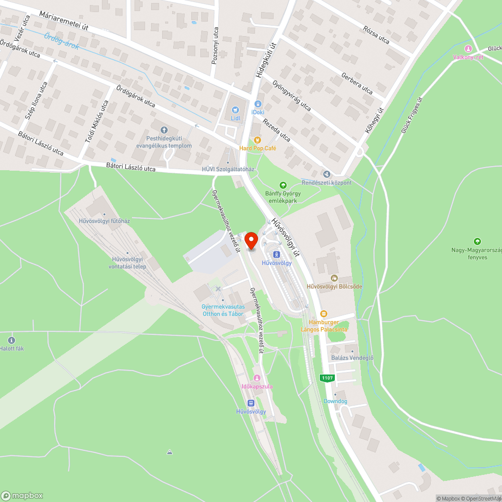 Sérült szemetes bejelentés helye