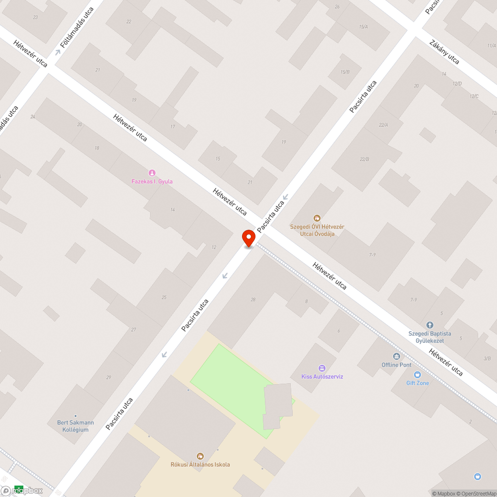 Aszfaltozásból ottmaradt törmelék bejelentés helye