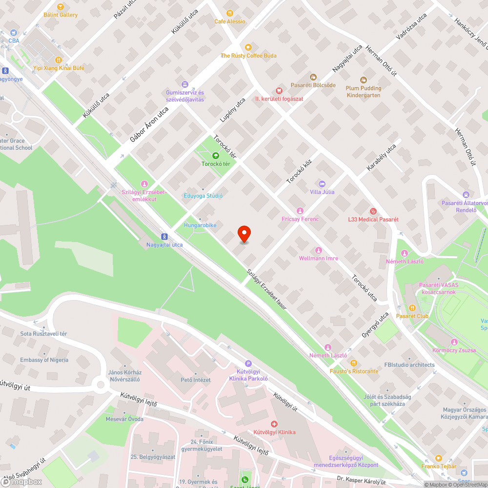 Felbontott járda/kerékpárút jelzés nélkül bejelentés helye