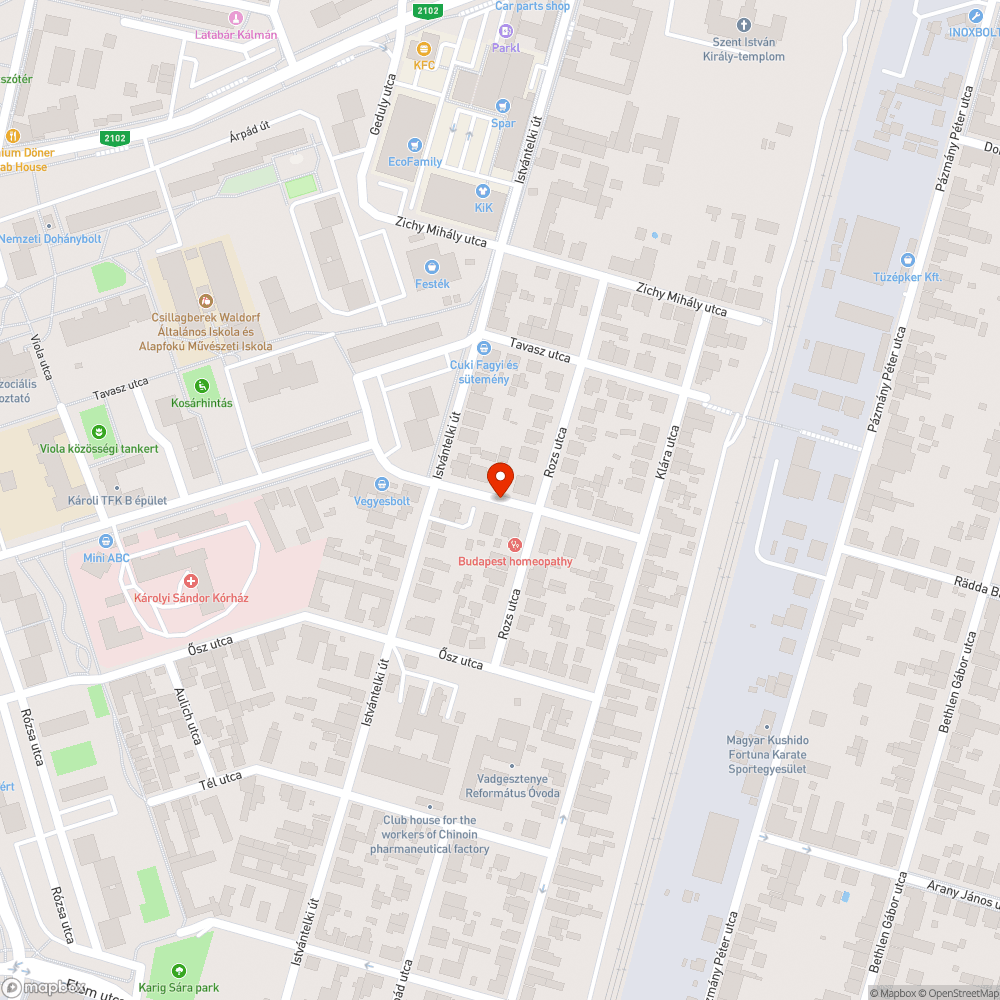 Elhagyott jármű bejelentés helye