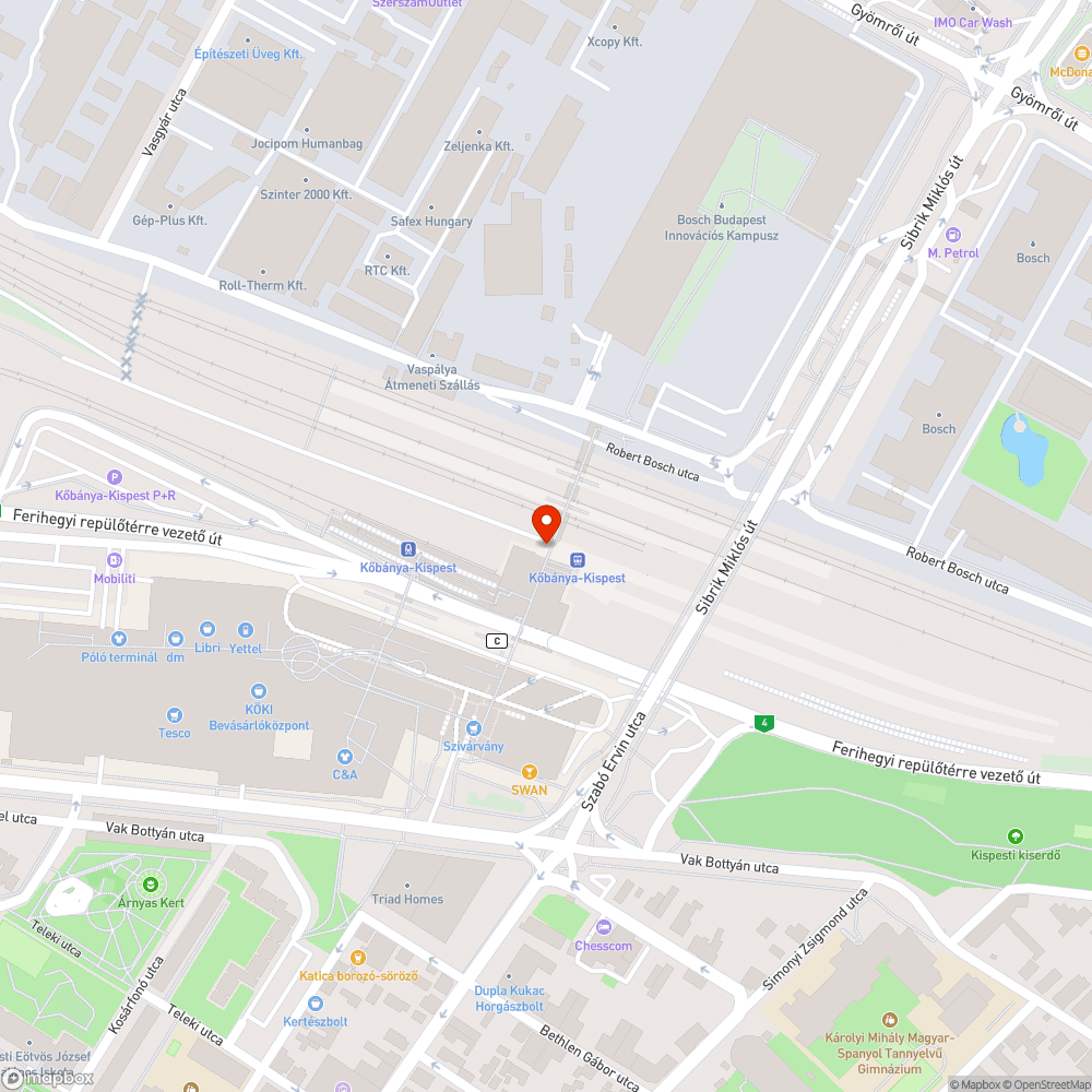 Tűzgátlás dróttal a KöKi-n bejelentés helye