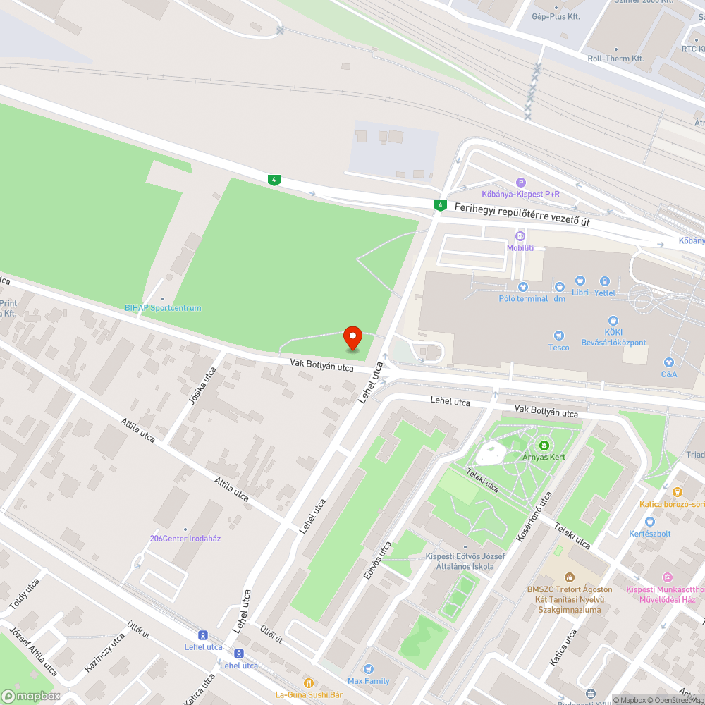 Metró pótló kerékpár bejelentés helye