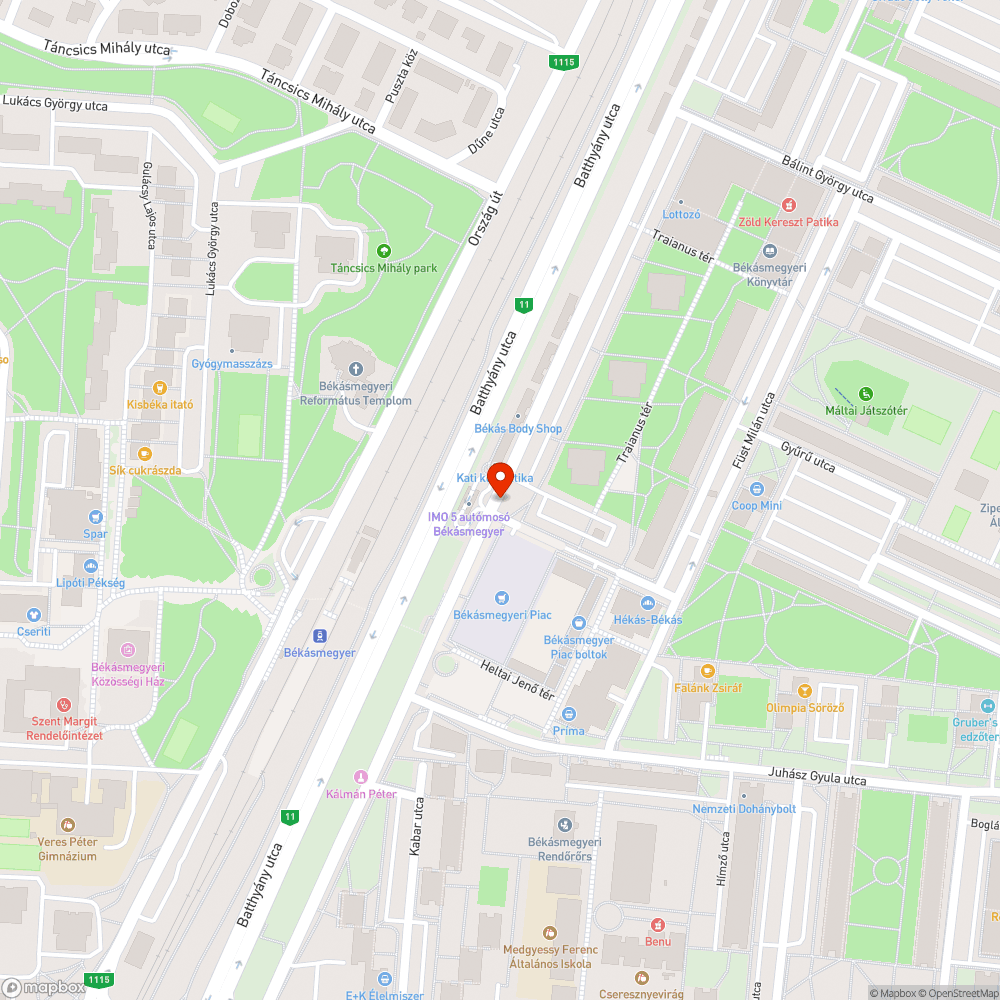 Halott fa bejelentés helye