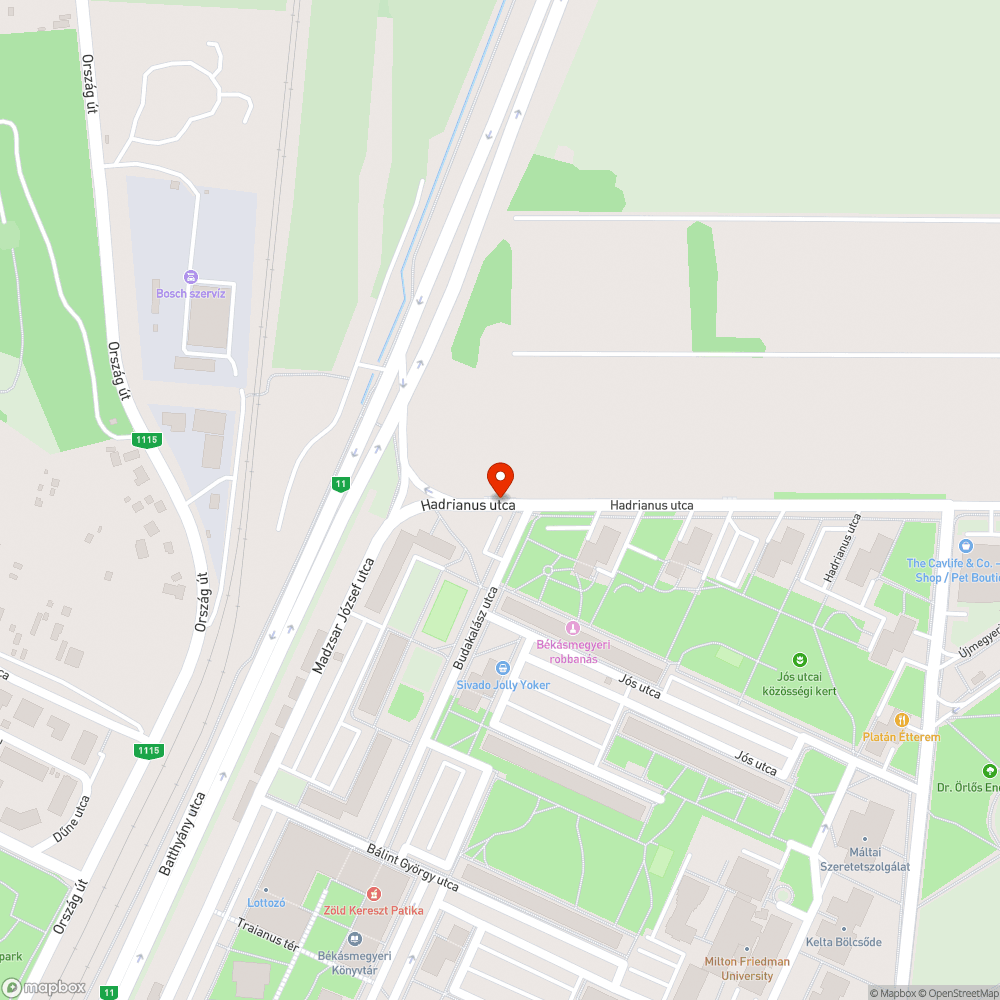 Mozgásképtelen autó bejelentés helye