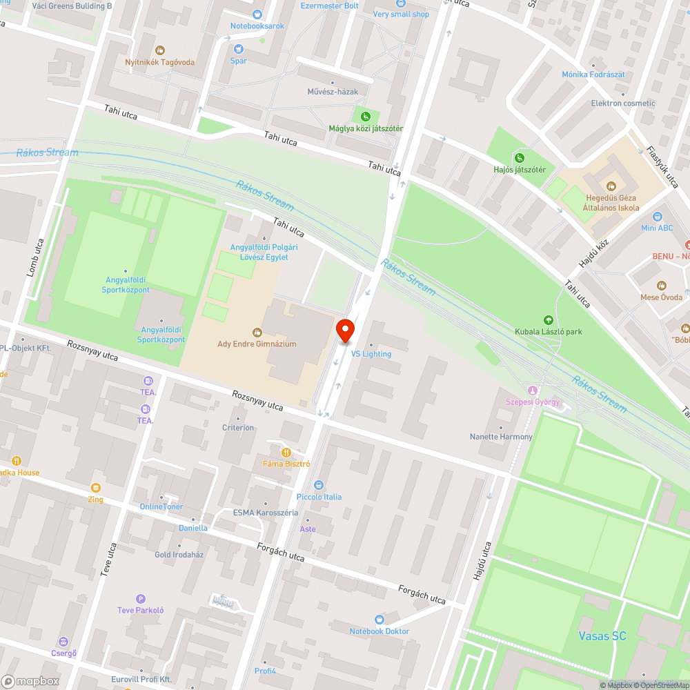 14.ker Röppentyű 73 előtt nincs közvilágítás bejelentés helye