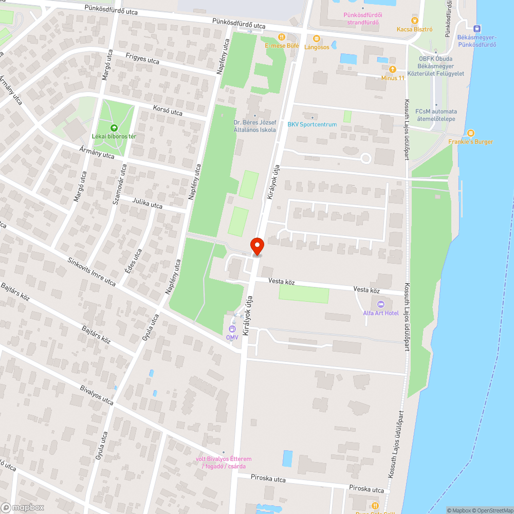 Hiányzó tábla bejelentés helye