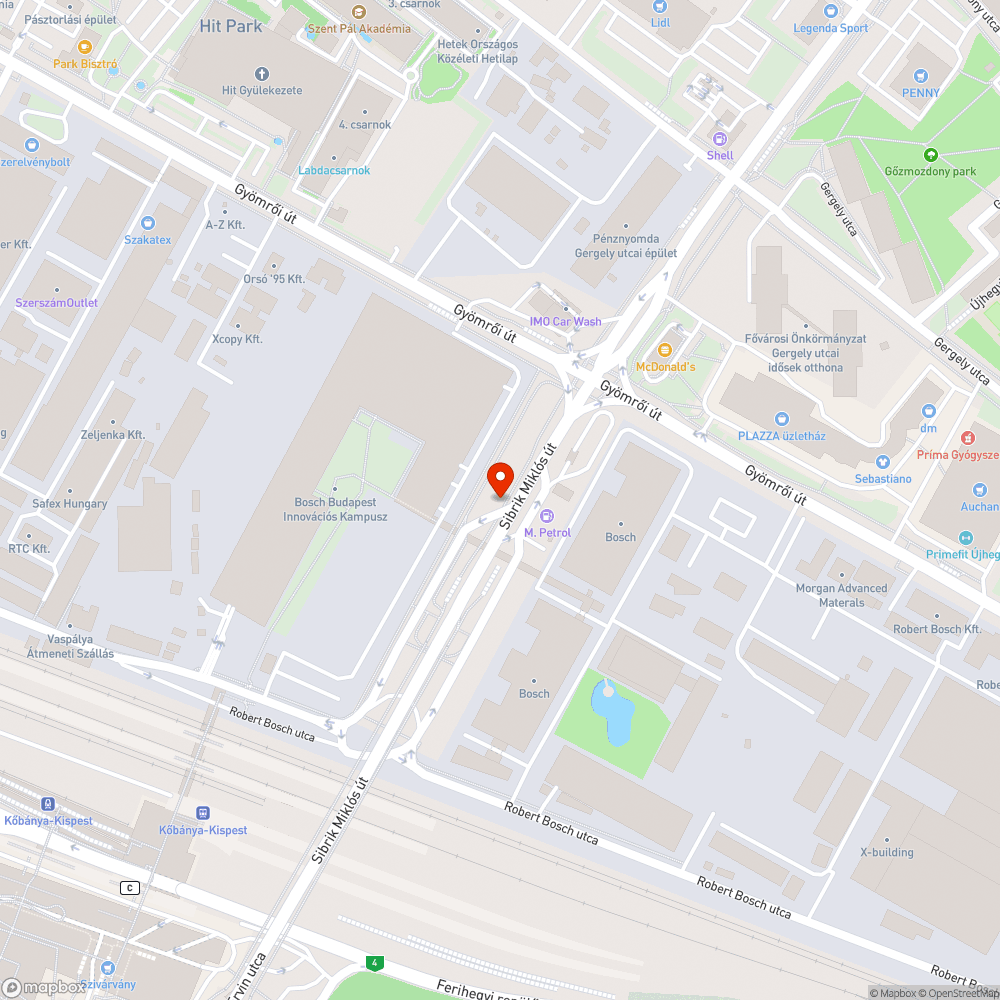 Elfordult jelzőtábla bejelentés helye