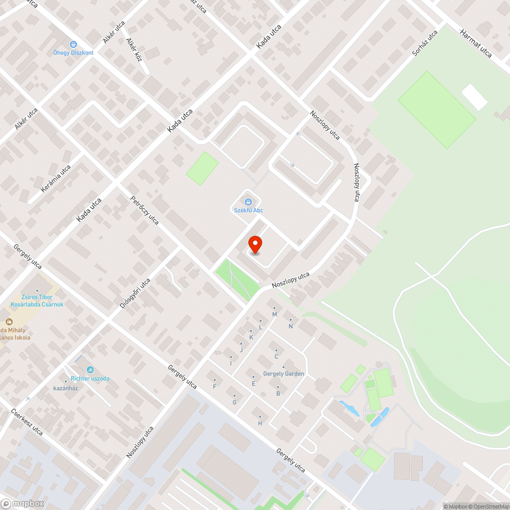 Ferde villanyoszlop bejelentés helye