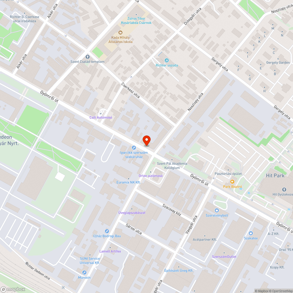 Töltőállomás tábla bejelentés helye