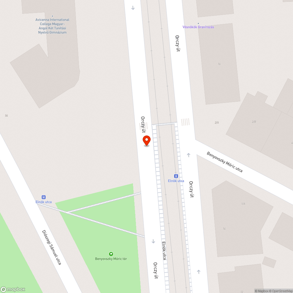 Orczy úthibái bejelentés helye