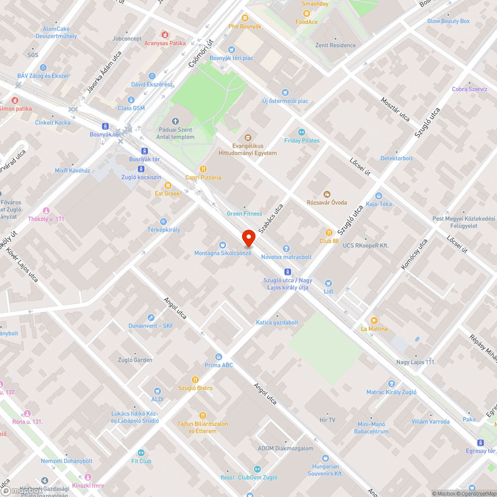 Hiányzó zöld bejelentés helye