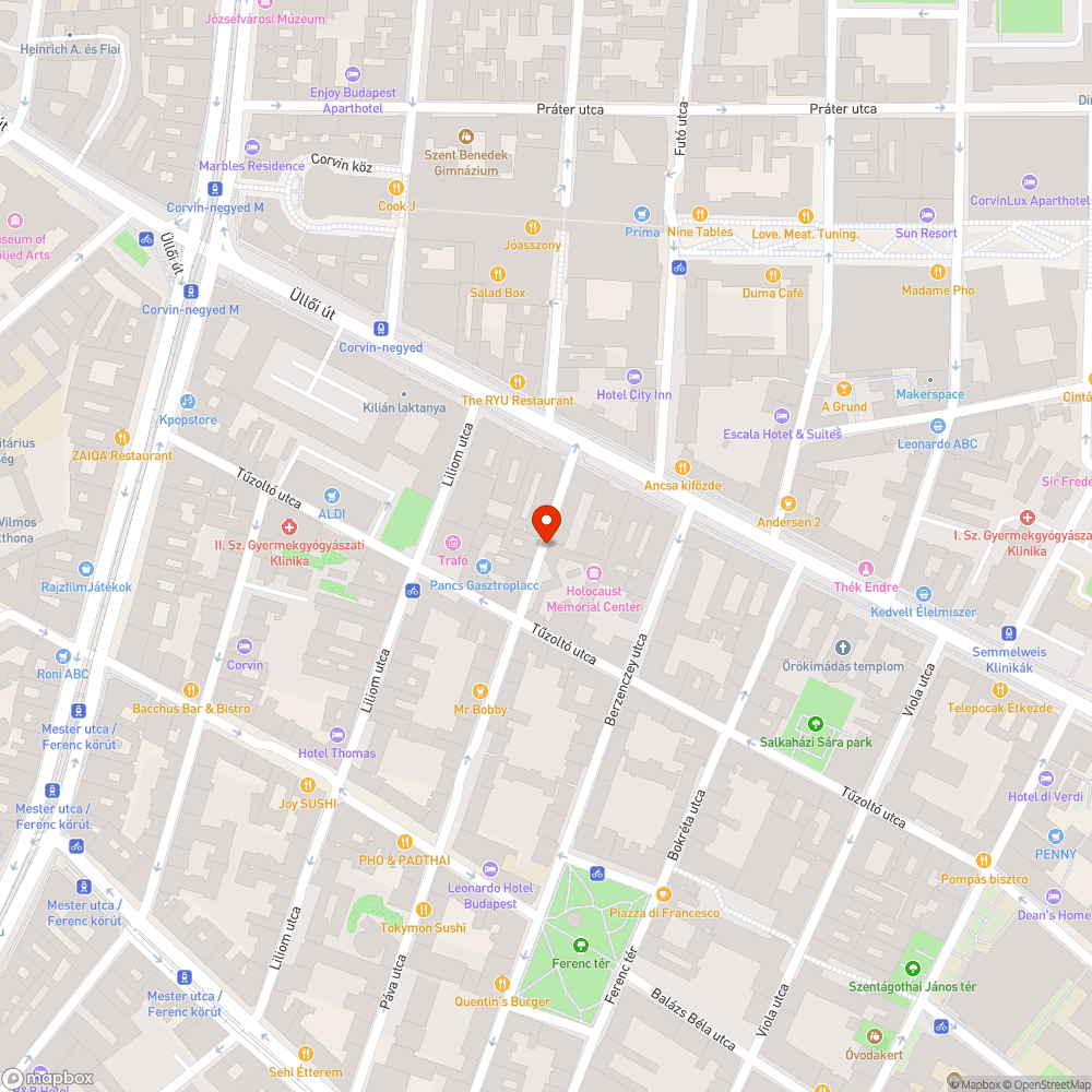 Rendszeresen előforduló jelenet bejelentés helye