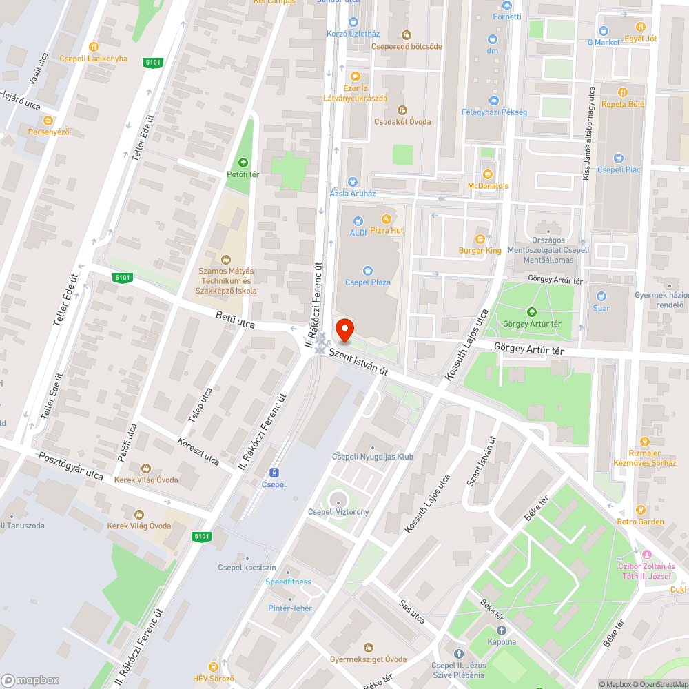 Rothadó tuskó bejelentés helye