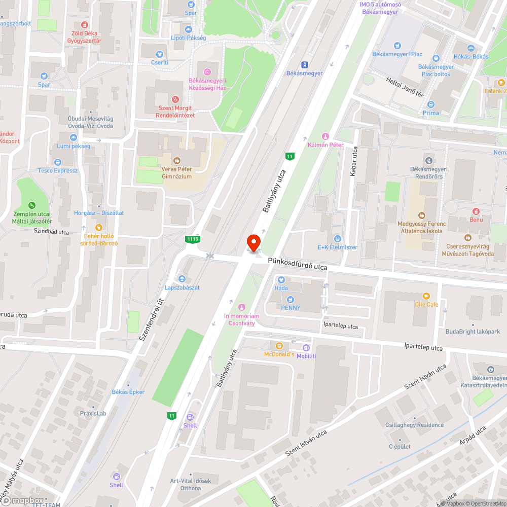 Eldugult víznyelő bejelentés helye