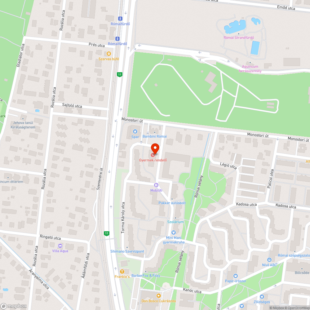 Kerékpártároló hiánya bejelentés helye