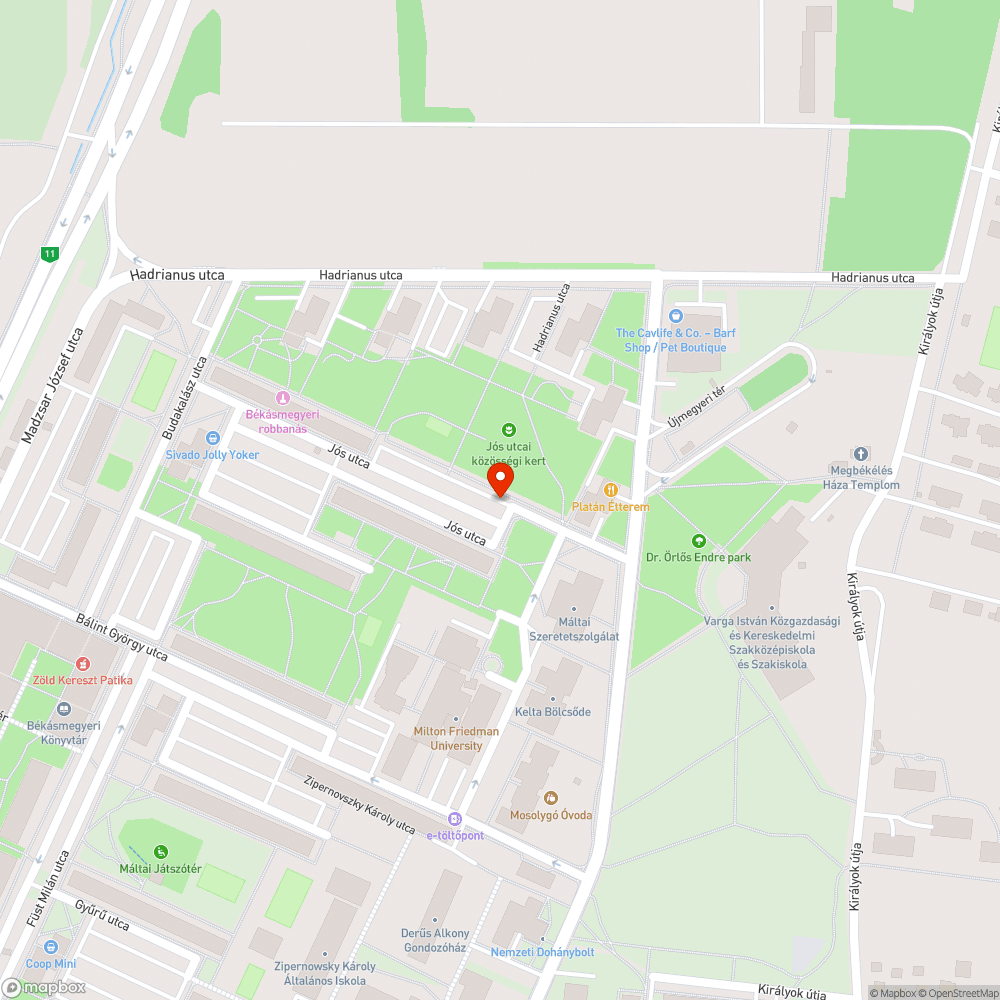 Használhatatlan parkoló bejelentés helye