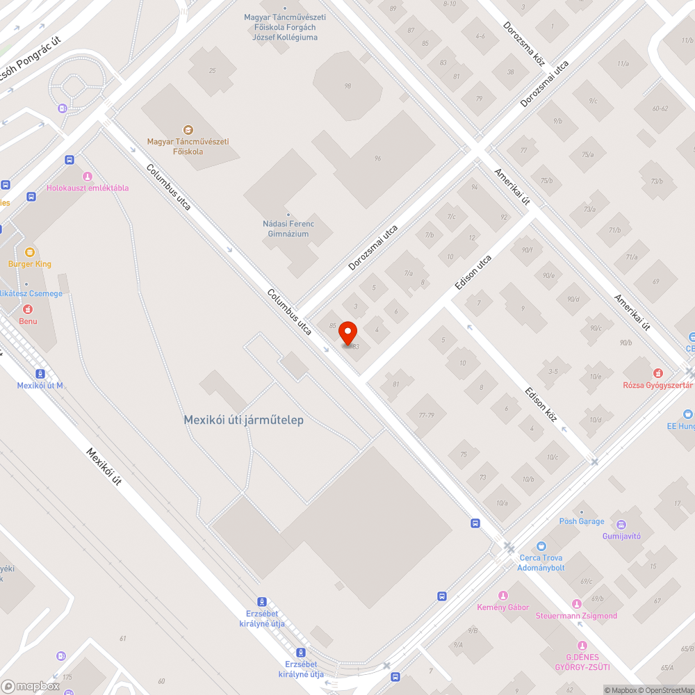 kiszáradt fa bejelentés helye