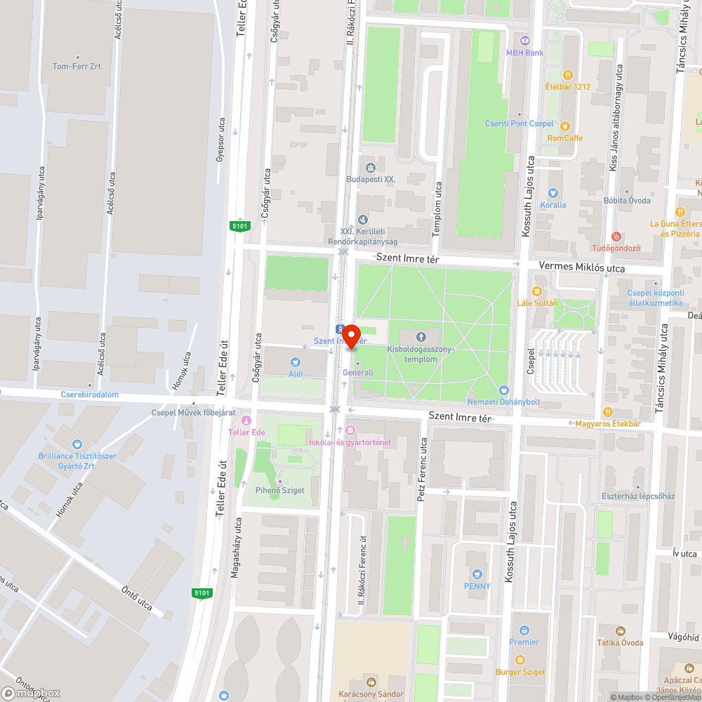 Kivágott fa bejelentés helye