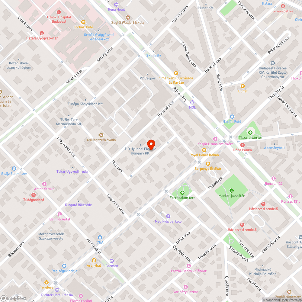 Csantavér köz egyirányúsítása bejelentés helye