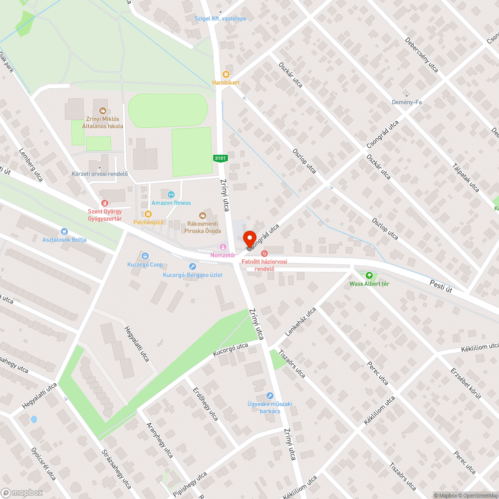 Veszélyes aknafedő bejelentés helye