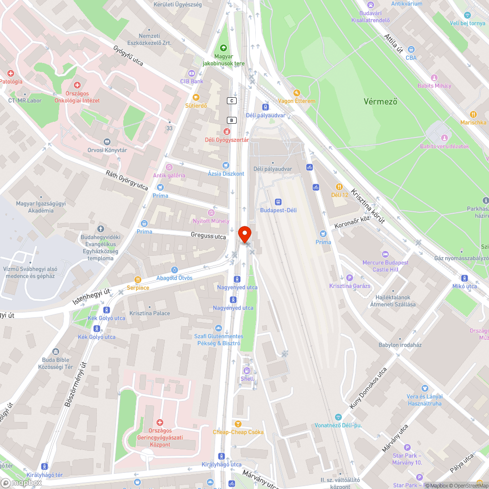 Hiányzó fa bejelentés helye