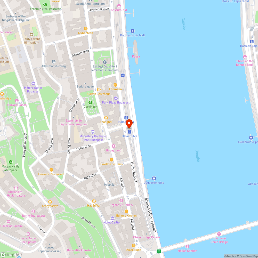 Feleslegesen beszűkített gyalog- és kerékpárút bejelentés helye