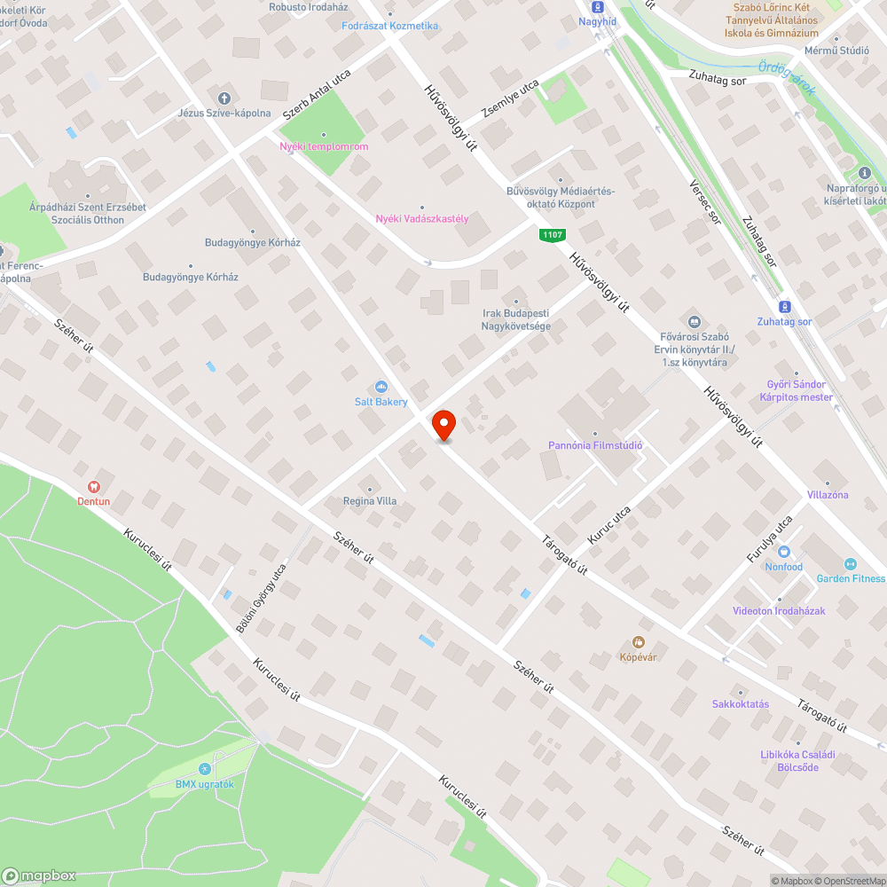 Elhagyott Smart (fél sarokkal arrébb költözött) bejelentés helye