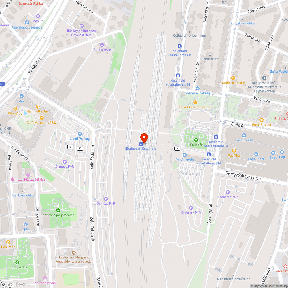 Megsérült, metricás tájékoztató bejelentés helye