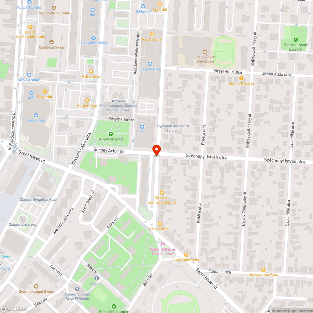 Hiányzó fényterelő bejelentés helye