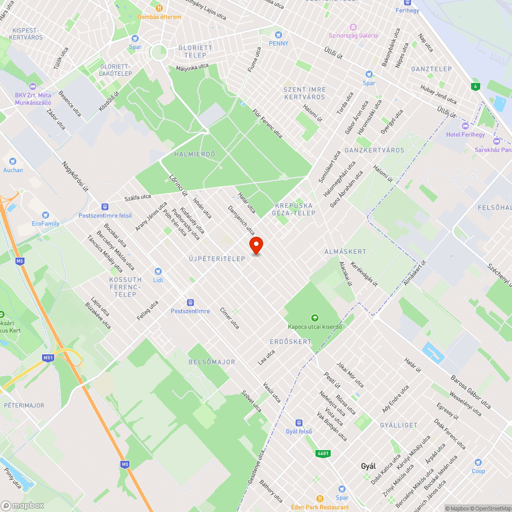 Parlagfű bejelentés helye