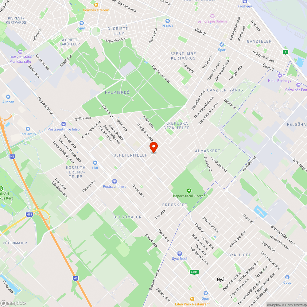 Hiányzó utcanévtáblák bejelentés helye