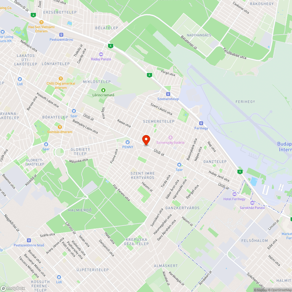 Megsemmisült sebességmérő bejelentés helye