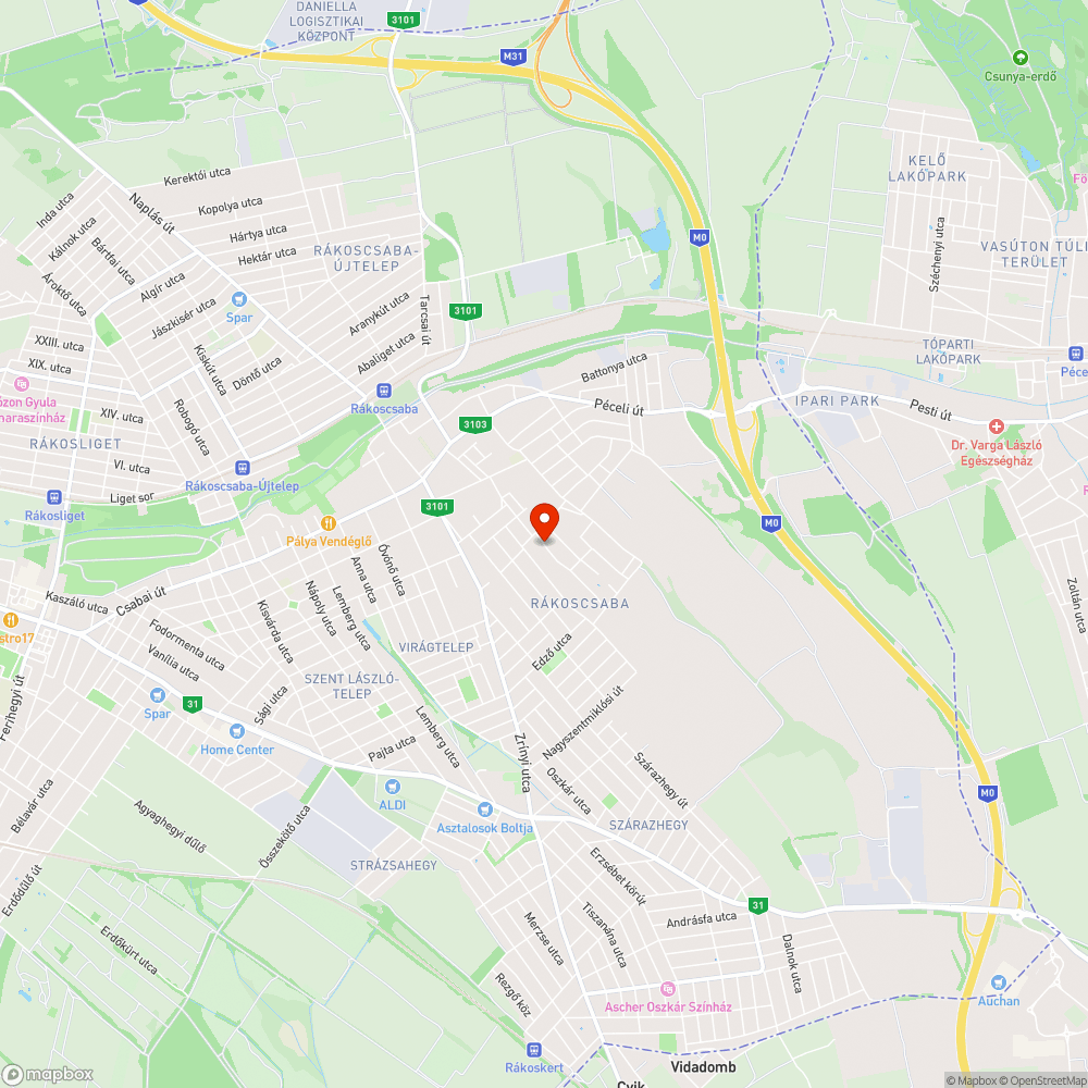 kerékpár tároló bejelentés helye