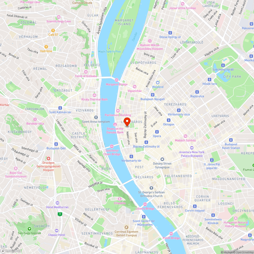 Nádor utca bejelentés helye