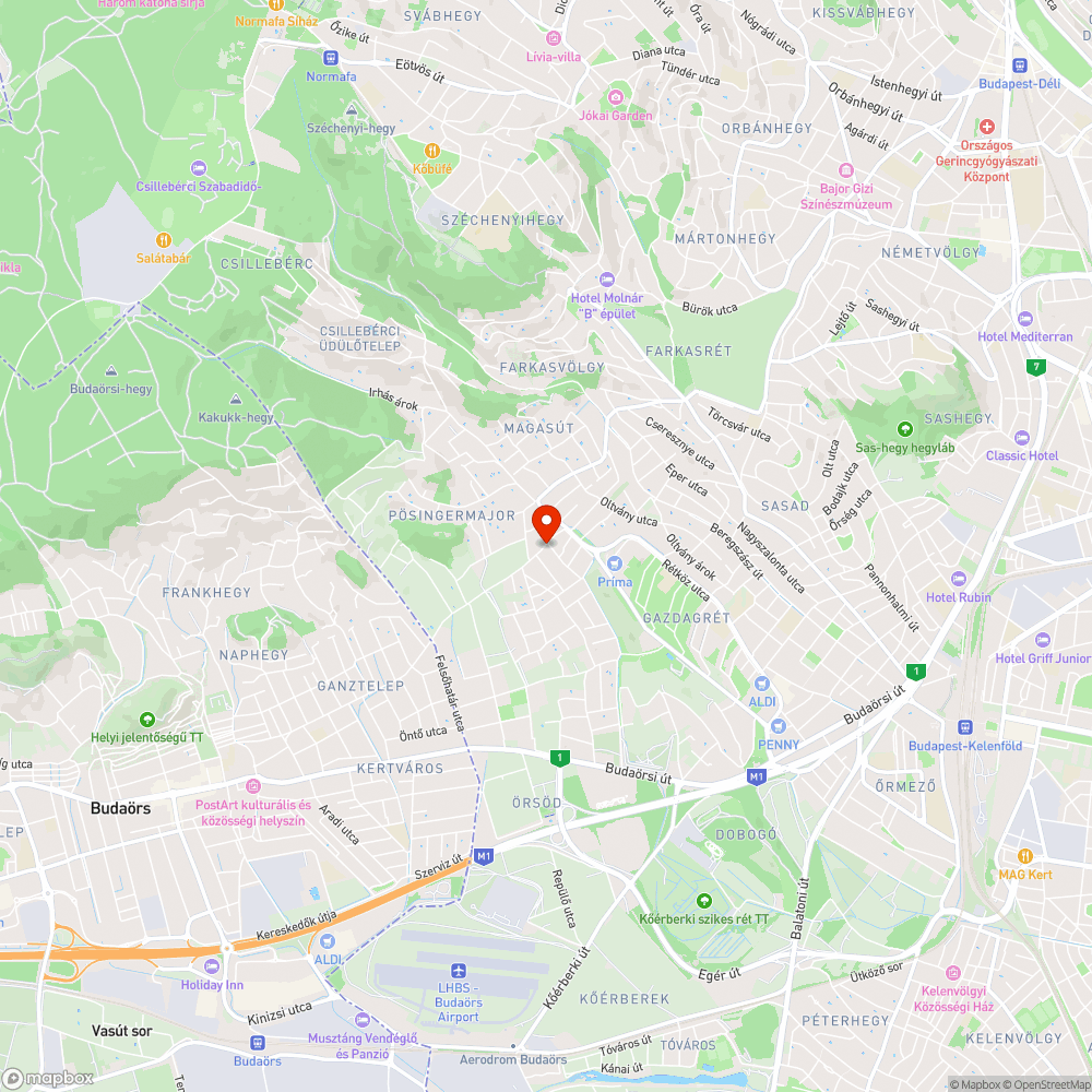 Használhatatlan járda bejelentés helye