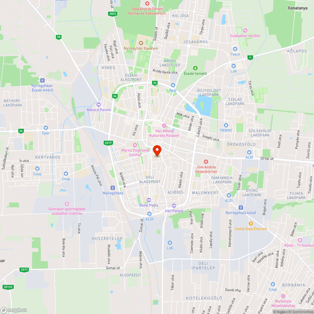 Akadály a járdán bejelentés helye