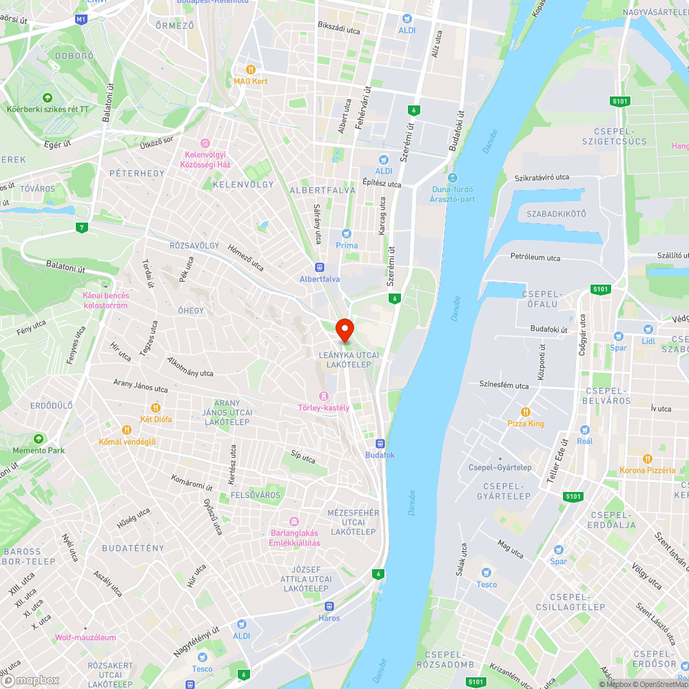 Beszakadt közműfedél bejelentés helye