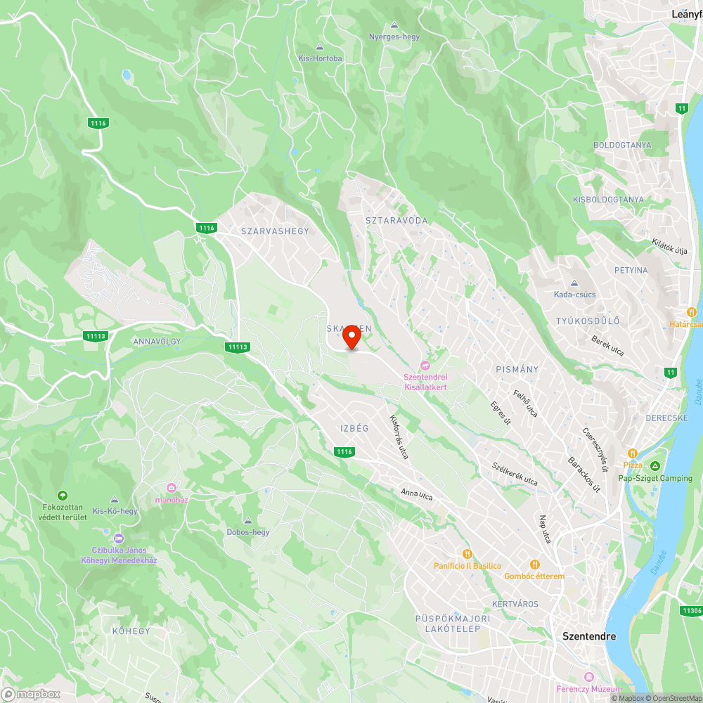 Vadlerakó a skanzeni buszmegállóban bejelentés helye