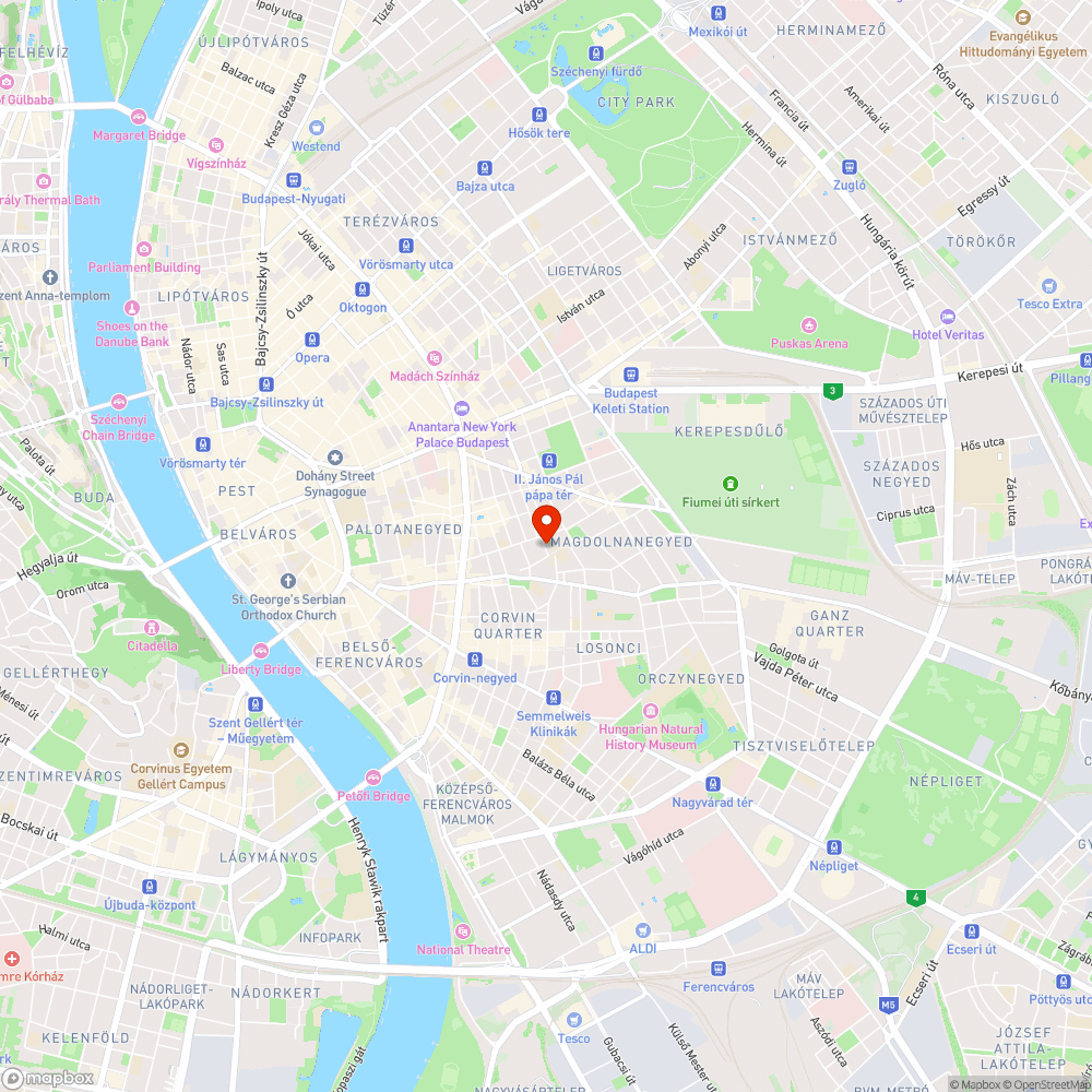 Kátyú bejelentés helye