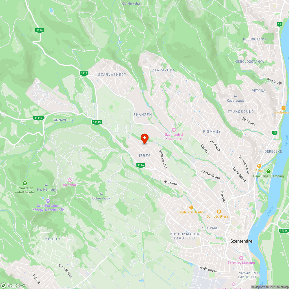 Méretes kátyú a Kadarka utcában bejelentés helye