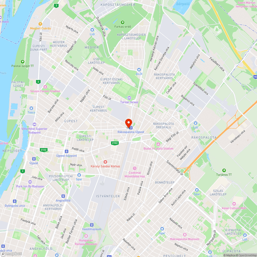 Út és sín kereszteződés - probléma bejelentés helye