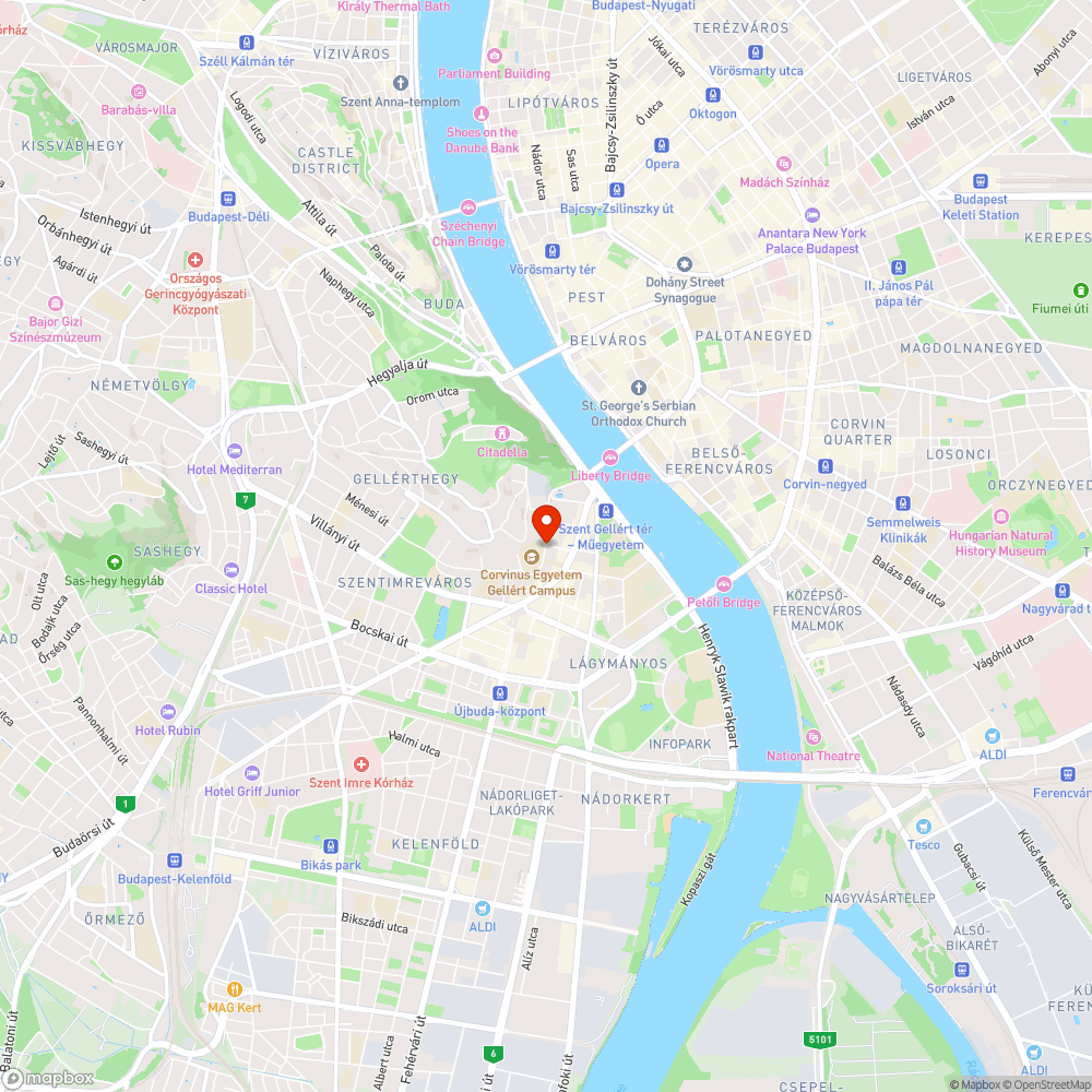 Betontömb a járda közepén bejelentés helye