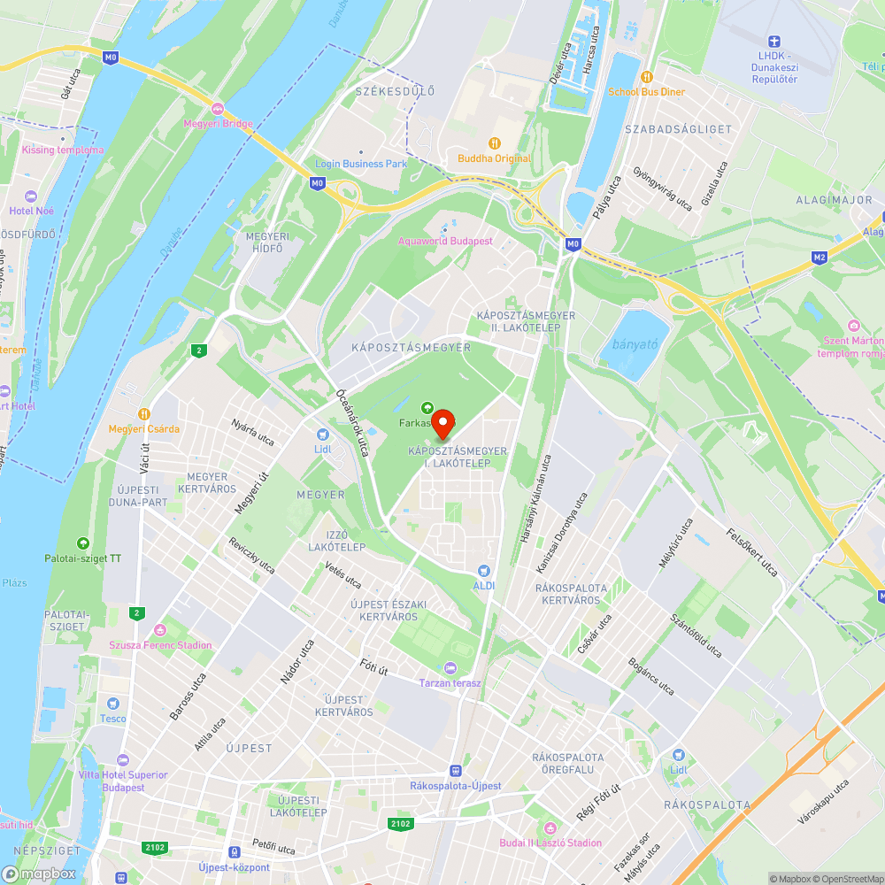 Veszélyes fák a Farkaserdőben bejelentés helye