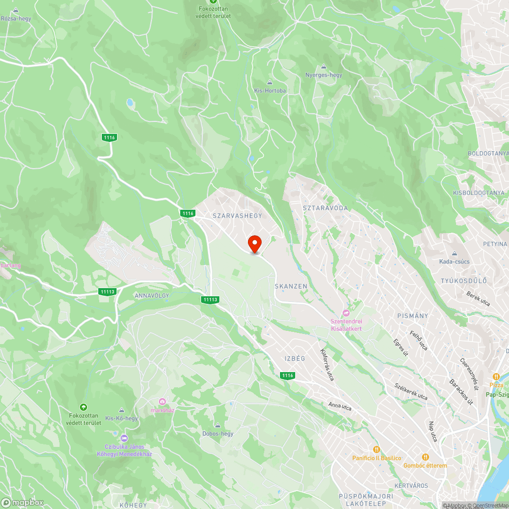 Lezsákozott jelzőtábla a Rozmaring utcát követően bejelentés helye