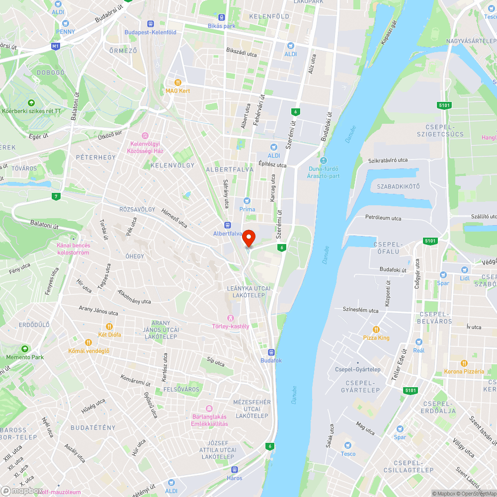 Budafokra srégen lefelé. bejelentés helye