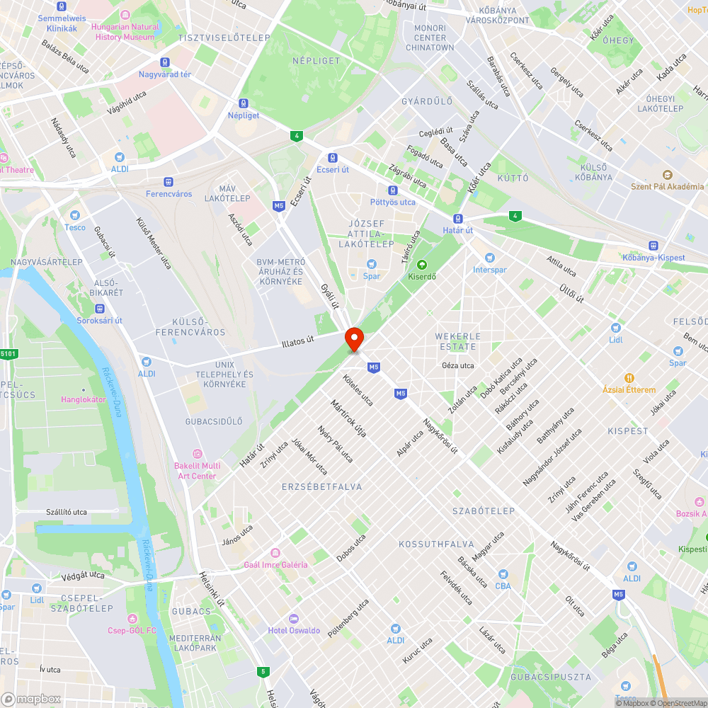 Szemetes terület bejelentés helye