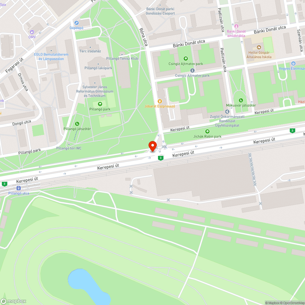 Kerék nélküli bevásárlókocsi bejelentés helye