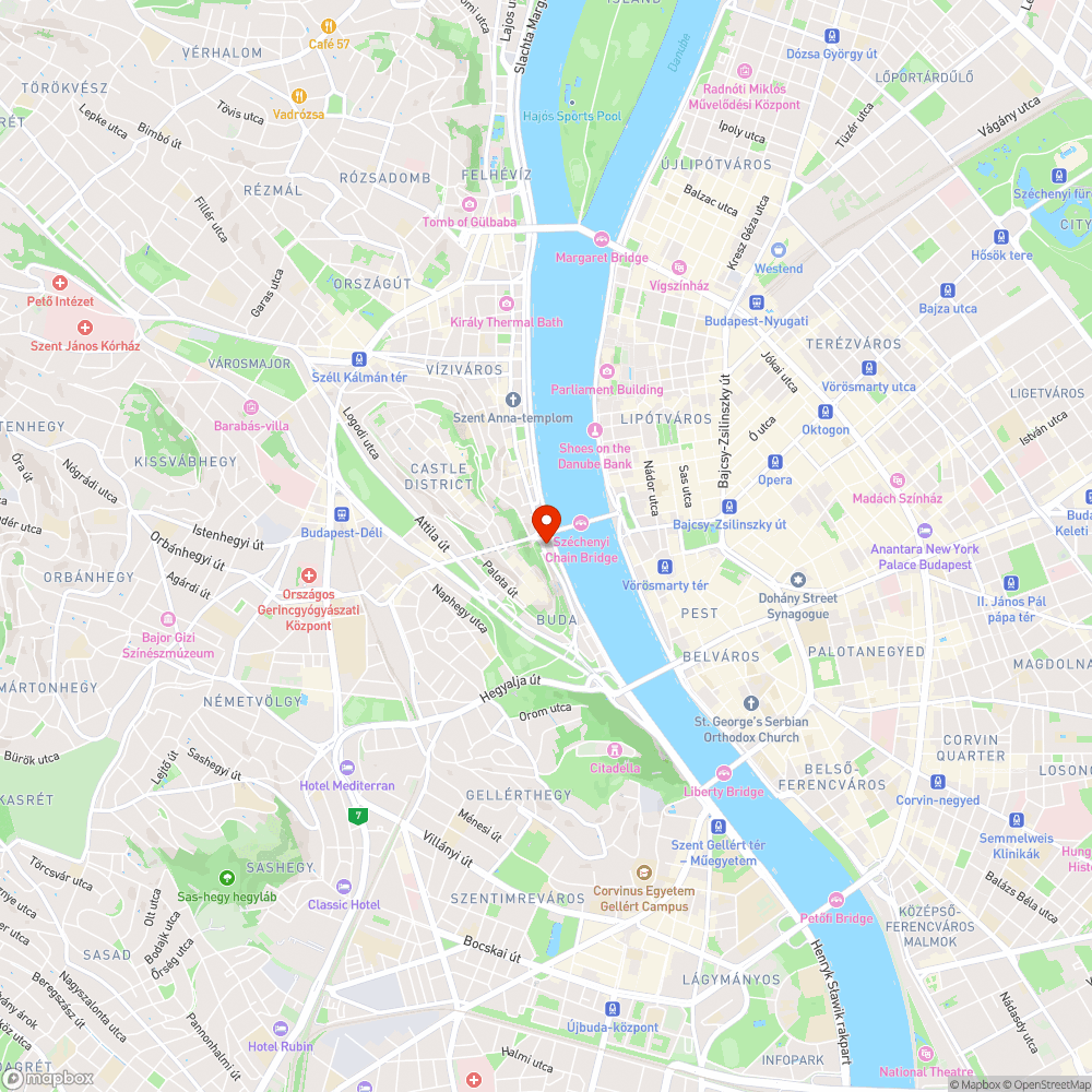 Láda az út közepén bejelentés helye