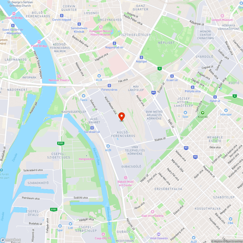 Megrongálódott oszlopok bejelentés helye