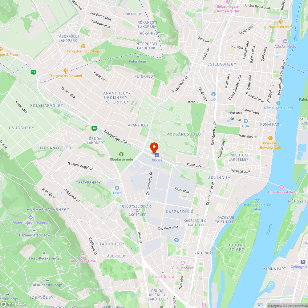 Éjjel-nappal világító közvilágítás az Óbuda vasútállomáson bejelentés helye